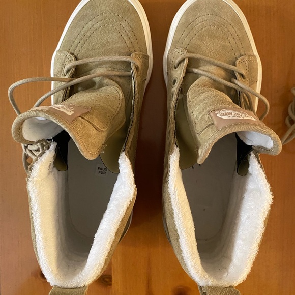 🍁FALL SALE🍁 Vans SK8-Hi MTE in Khaki High Top Skate Shoe - Picture 5 of 12